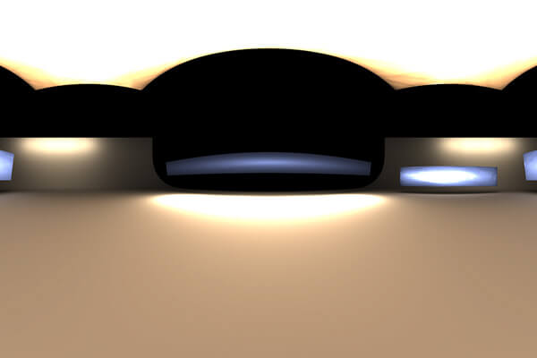 暖色调工作室场景hdri灯光图片下载(hdr)