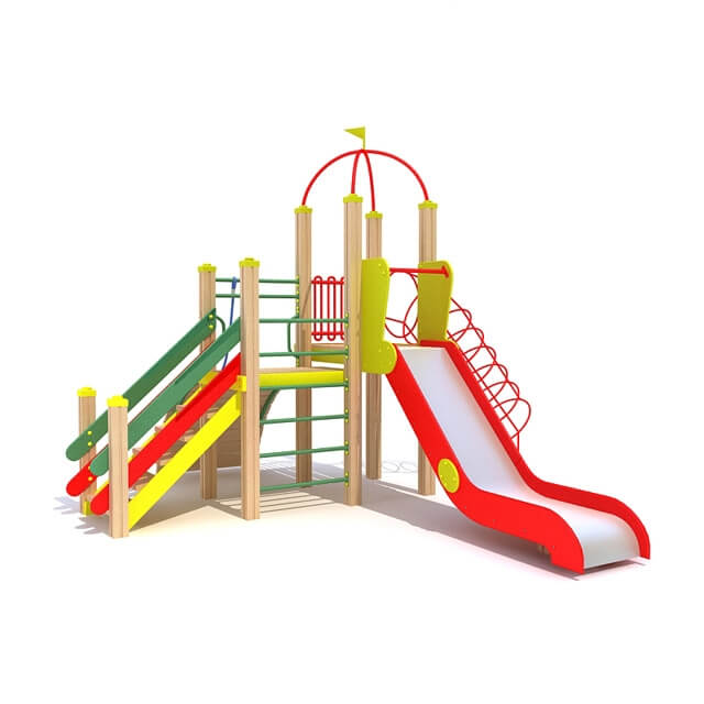 儿童滑梯玩具3d模型objfbxmax