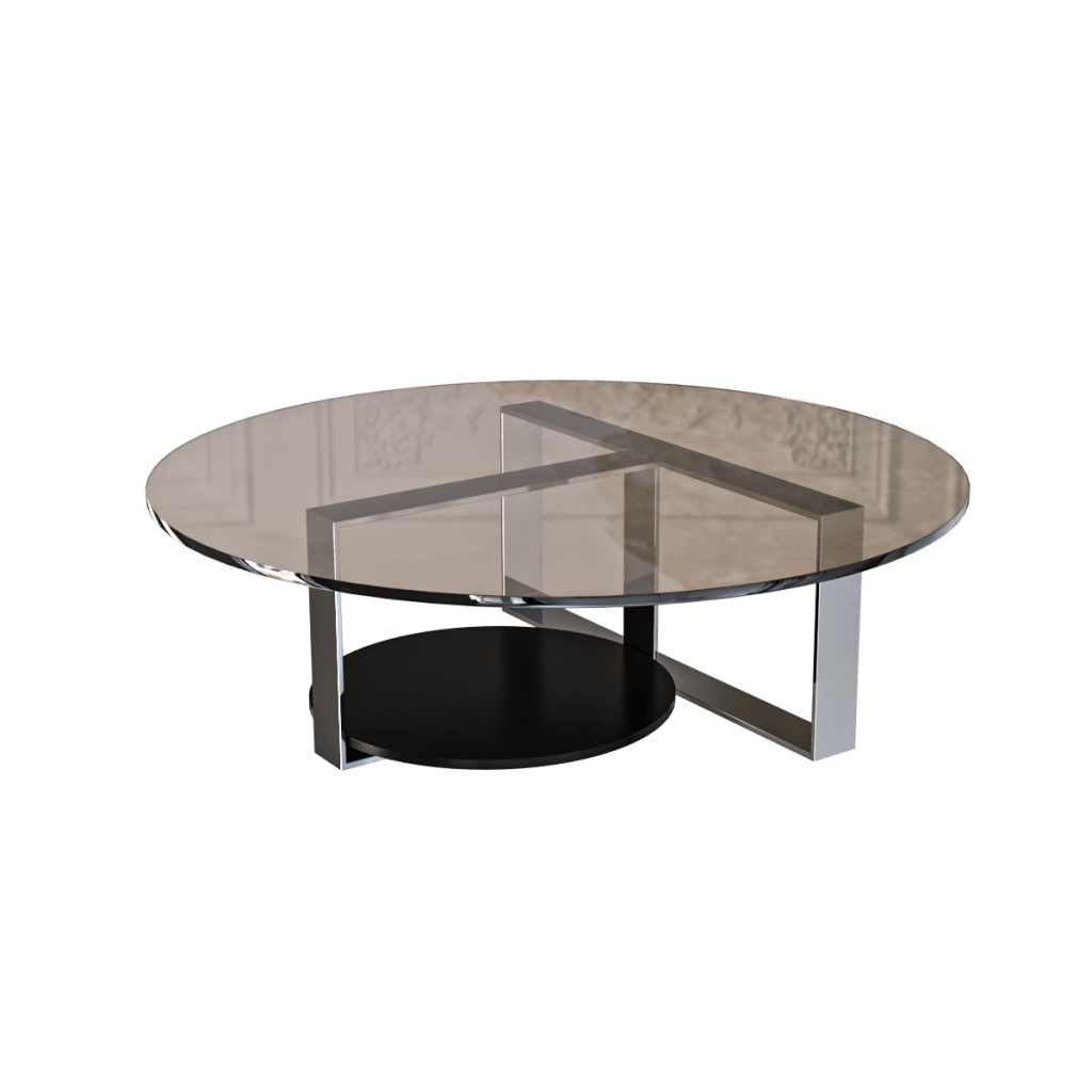 bresson圆形玻璃茶几3d模型(obj,fbx,max)