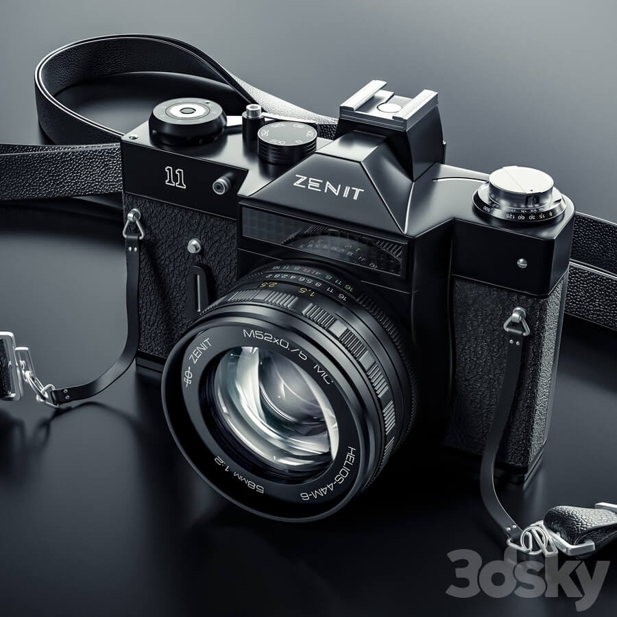 zenit11相机3d模型objfbxmax