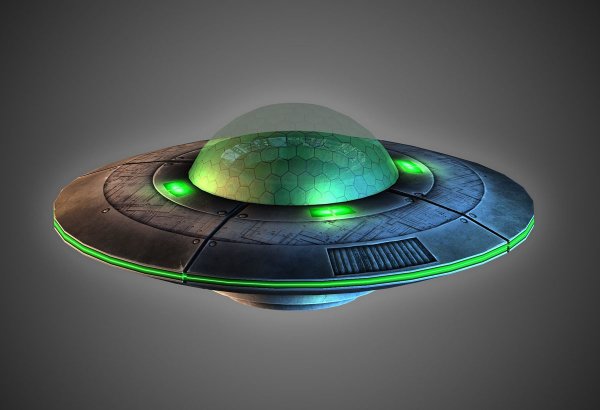 ufo 飞碟 3d模型下载(fbx,obj,max)