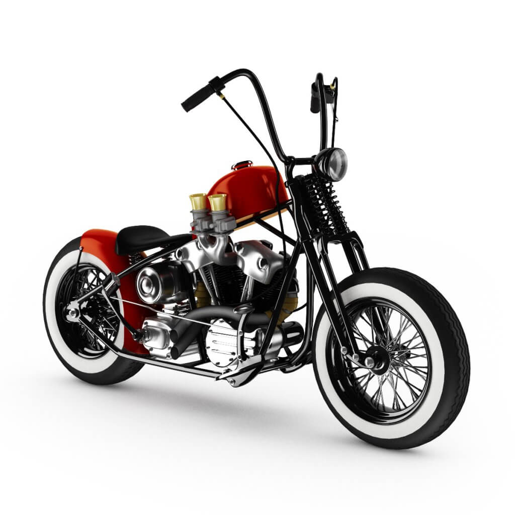 摩托车3d模型objfbxmax