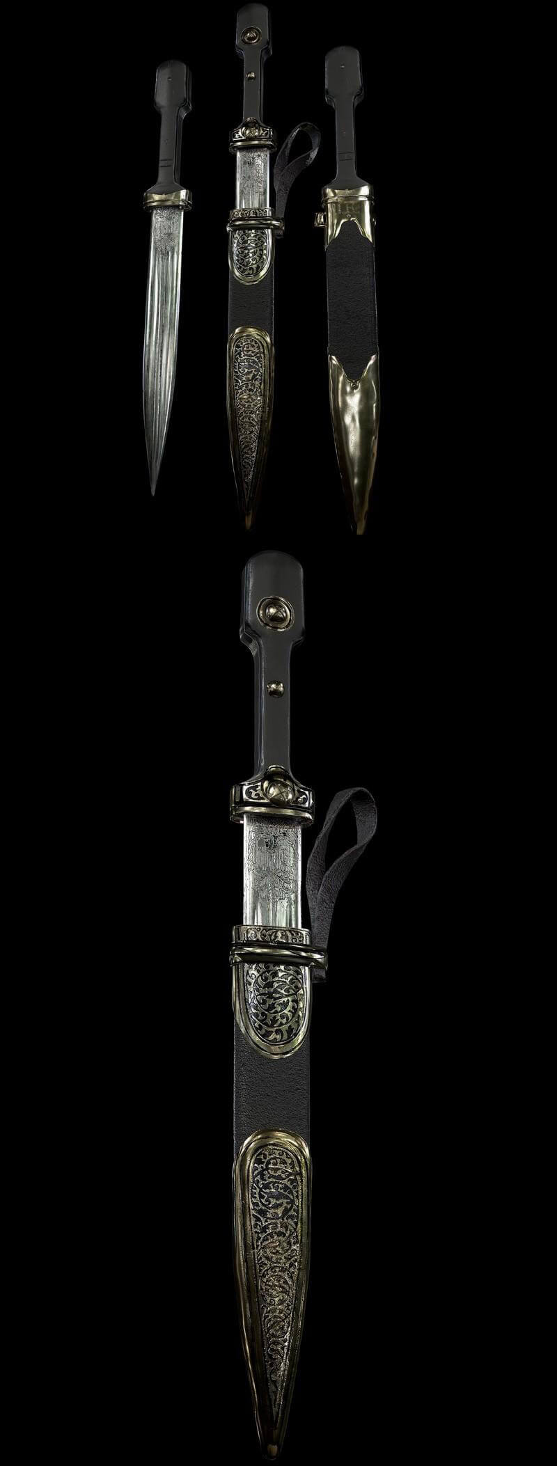 古代匕首3d模型objfbxmax