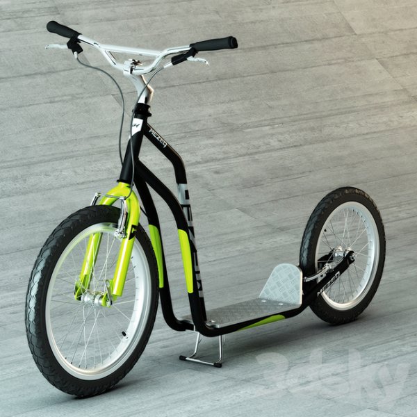 yedoo mezeq成人滑板车3d模型(fbx,max)